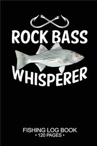 Striped Bass Whisperer Fishing Log Book 120 Pages