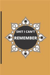 Shit I Can't Remember.