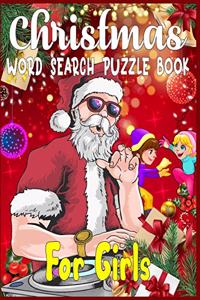 Christmas word search puzzle book for Girls