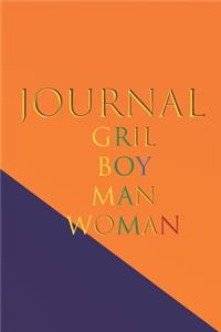 journal for grils and man