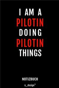 Notizbuch für Piloten / Pilot / Pilotin
