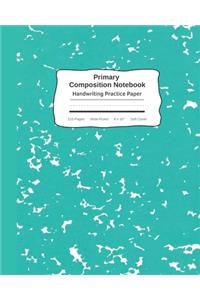 Primary Composition Notebook Handwriting Practice Paper