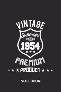 1954 Vintage Superior Premium Product Notebook