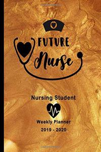 Future Nurse Nursing Student 2019-2020 Weekly Planner