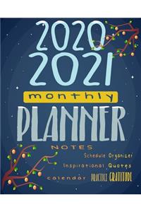 2020-2021 Monthly Planner