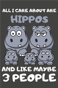 All I Care About Are Hippos And Like Maybe 3 People