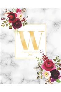 Weekly & Monthly Planner 2020 W