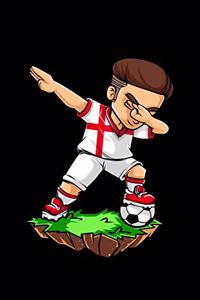 Dabbing Soccer Player - England