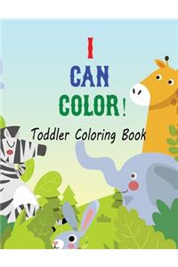 I can Color; Toddler Coloring Book