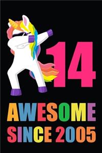 Awesome 14 Year Old Dabbing Unicorn