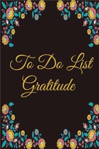 To Do List Gratitude
