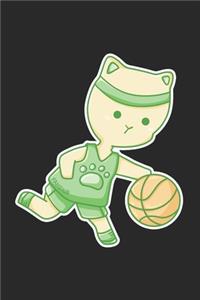Basketball Cat Notebook