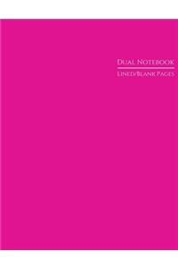Dual Notebook Lined/Blank Pages