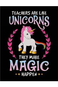 Teachers Are Like Unicorns They Make Magic Happen