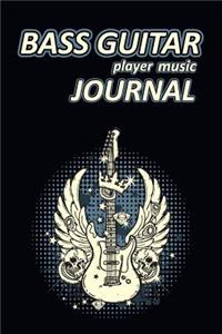 Bass Guitar Player Music Journal