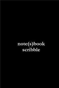 note(s)book scribble