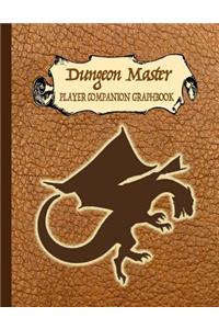 Dungeon Master Player Companion Graphbook: 8.5 X 11 RPG Campaign Notebook Journal Including 2 Kinds of Hexagon and Square Graph Paper Unique Workbook for Gms