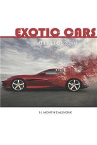 Exotic Cars Calendar 2019