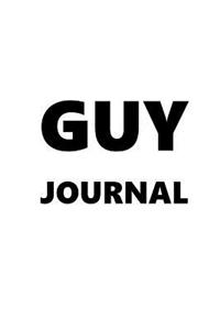 Journal For Men Guy Journal Black Font On White Design