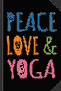 Peace Love Yoga Journal Notebook