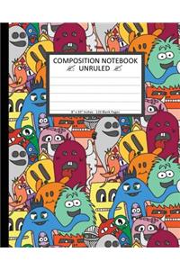 Unruled Composition Notebook 8