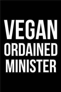 Vegan Ordained Minister