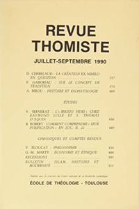 Revue Thomiste - 3/1990