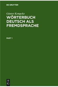 W Rterbuch Deutsch ALS Fremdsprache