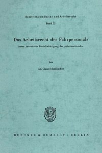 Das Arbeitsrecht Des Fahrpersonals