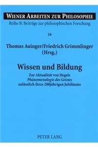 Wissen Und Bildung