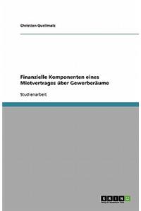 Finanzielle Komponenten eines Mietvertrages über Gewerberäume