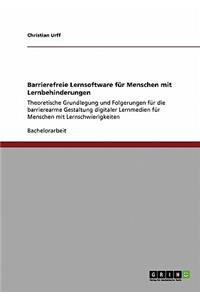 Barrierefreie Lernsoftware für Menschen mit Lernbehinderungen