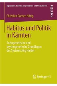 Habitus Und Politik in Kärnten