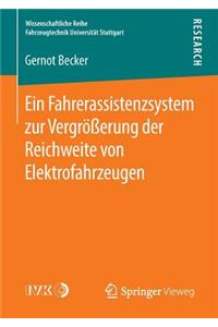 Fahrerassistenzsystem Zur Vergrößerung Der Reichweite Von Elektrofahrzeugen