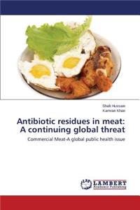 Antibiotic residues in meat