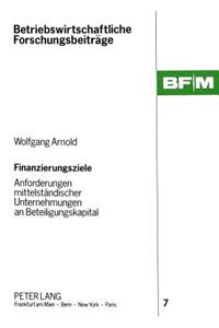 Finanzierungsziele