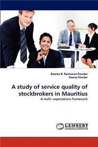 study of service quality of stockbrokers in Mauritius