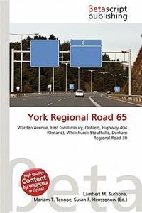 York Regional Road 65