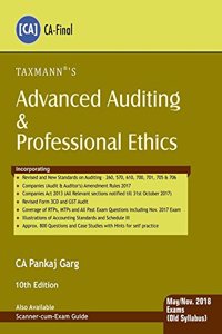 Advanced Auditing & Professional Ethics (CA-Final) (for May 2018 Exam-Old Syllabus)