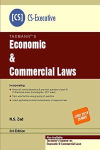 Taxmann Publication's Economic & Commercial Laws for CS Executive June 2018 Exams