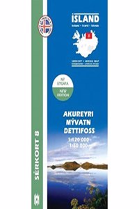 Akureyri - Myvatn - Dettifoss 1 : 120 000