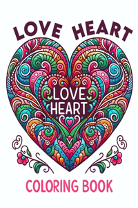 Love Heart Coloring Book