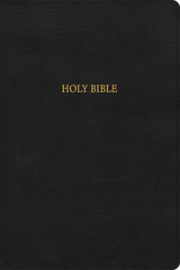 NASB Super Giant Print Reference Bible, Black Leathertouch, Indexed