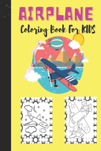 Airplane Coloring Book For Kids