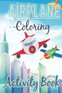 Airplane Coloring Book