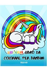 Unicorni Libro da colorare per bambini
