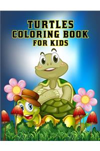 Turtles Coloring Book For Kids