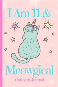 Caticorn Journal I Am 11 & Meowgical