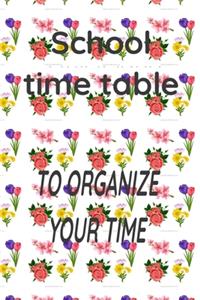 School time table