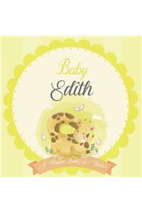 Baby Edith A Simple Book of Firsts